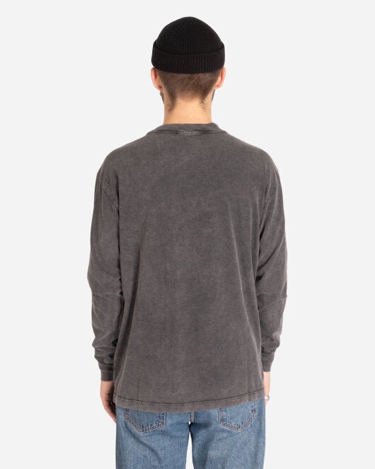 Boxy Long Sleeve Tee - Faded Dark Grey - Munk Store