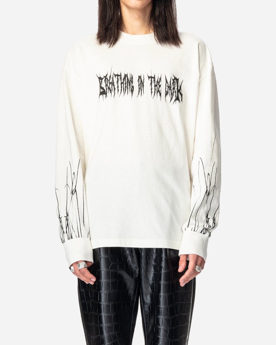 Boxy Tee Long Sleeve - Off White - Munk Store