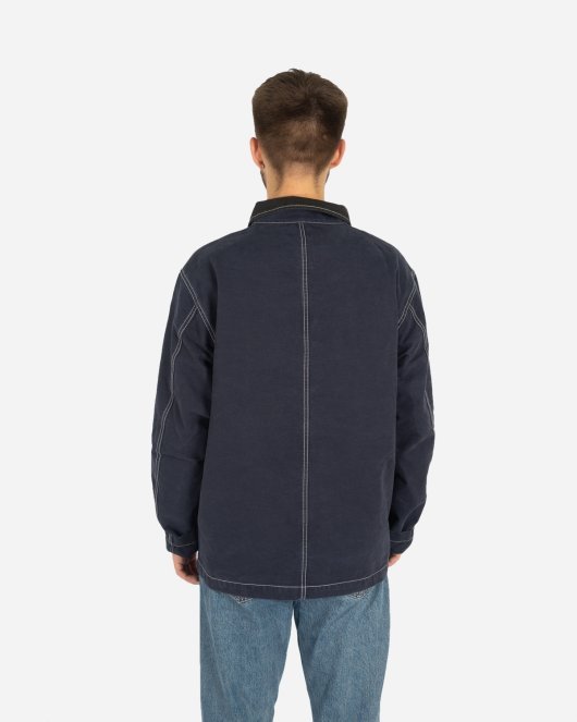 ジャケット・アウター STUSSY Brushed Moleskin Chore jacket L Stussy Brushed Moleskin Chore Jacket Stussy