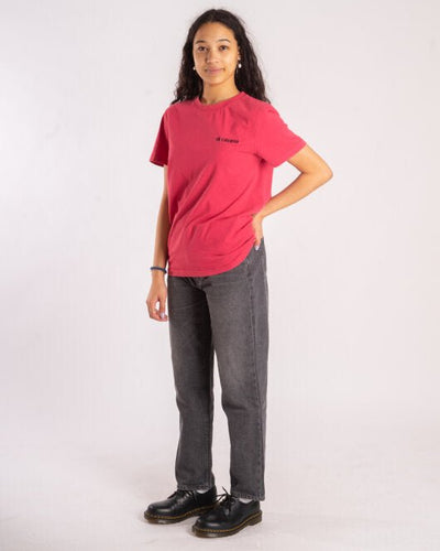 Casual Tee - Faded Dark Pink - Munk Store