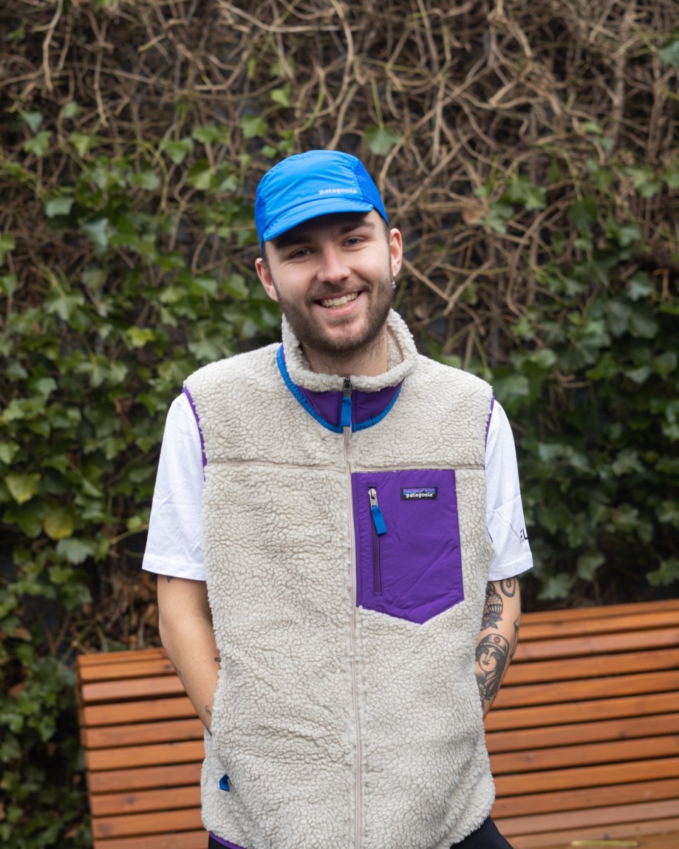 Classic Retro-X Vest Pelican W/Purple
