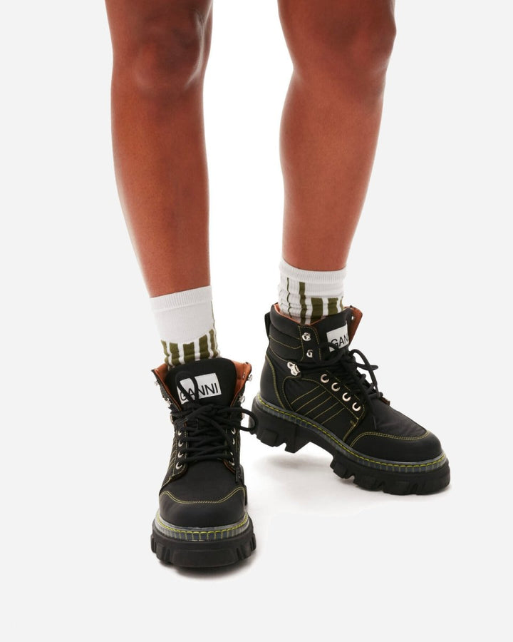 Ganni hiking boot discount
