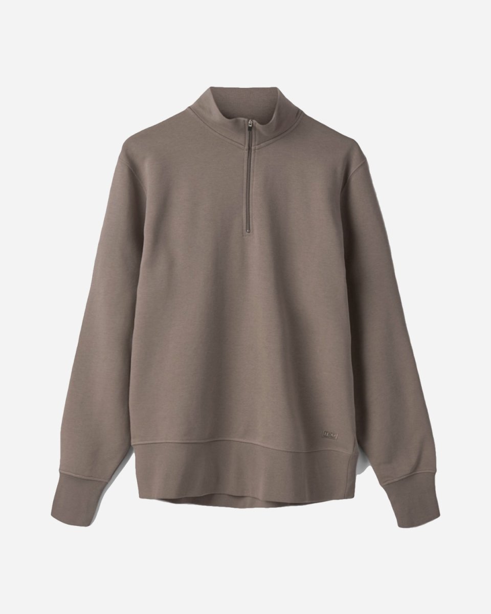 Couch Sweat Half Zip - Walnut - Munk Store