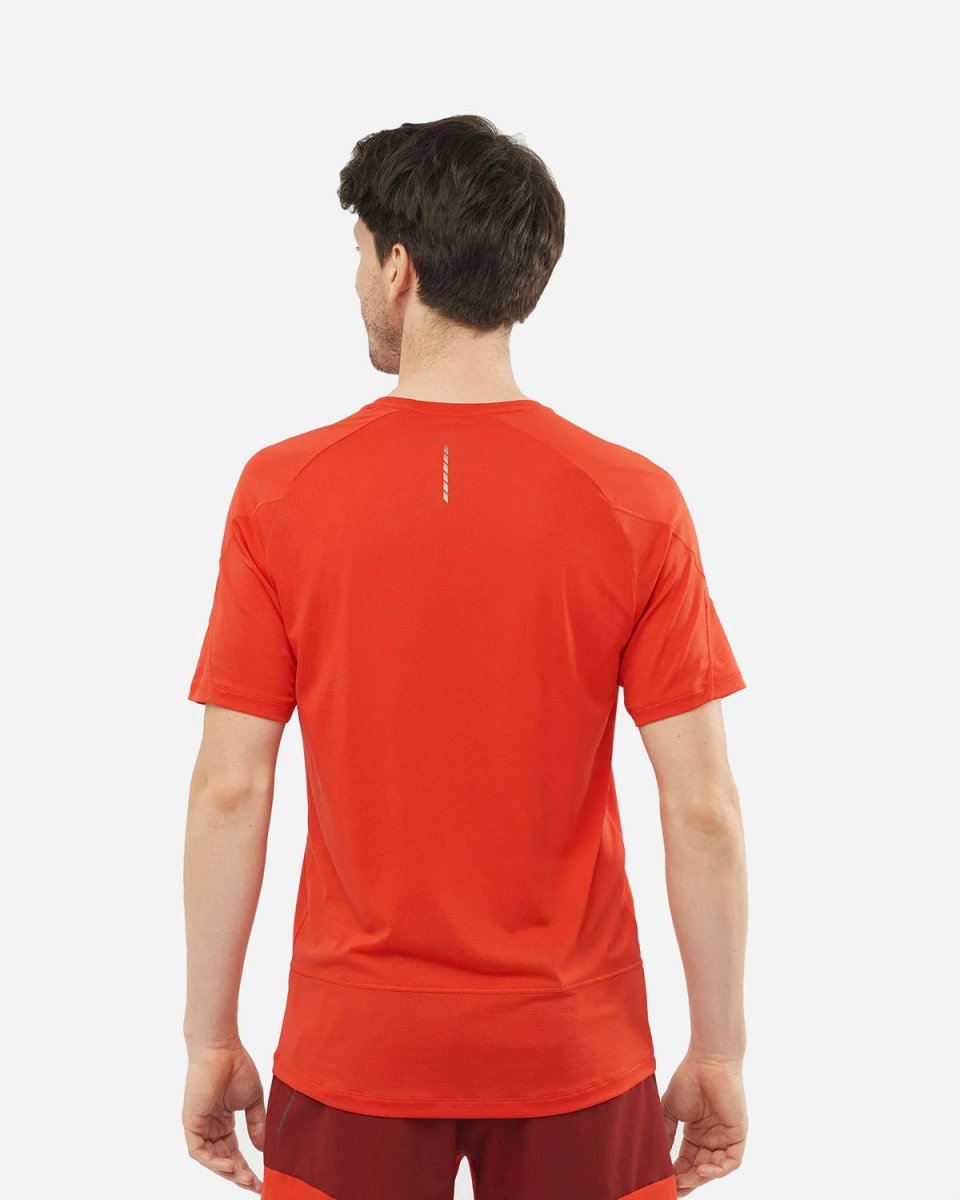 Cross Run Tee - Fiery Red - Munk Store