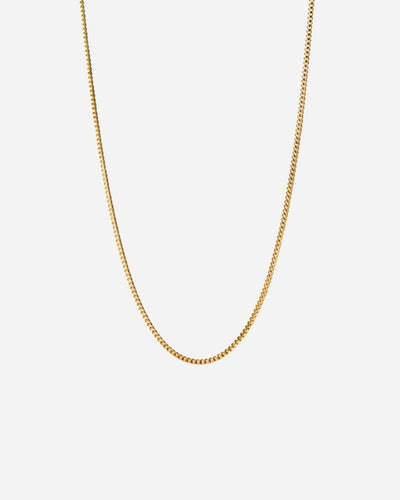 Curb Chain 40 cm - Gold Plated - Munk Store