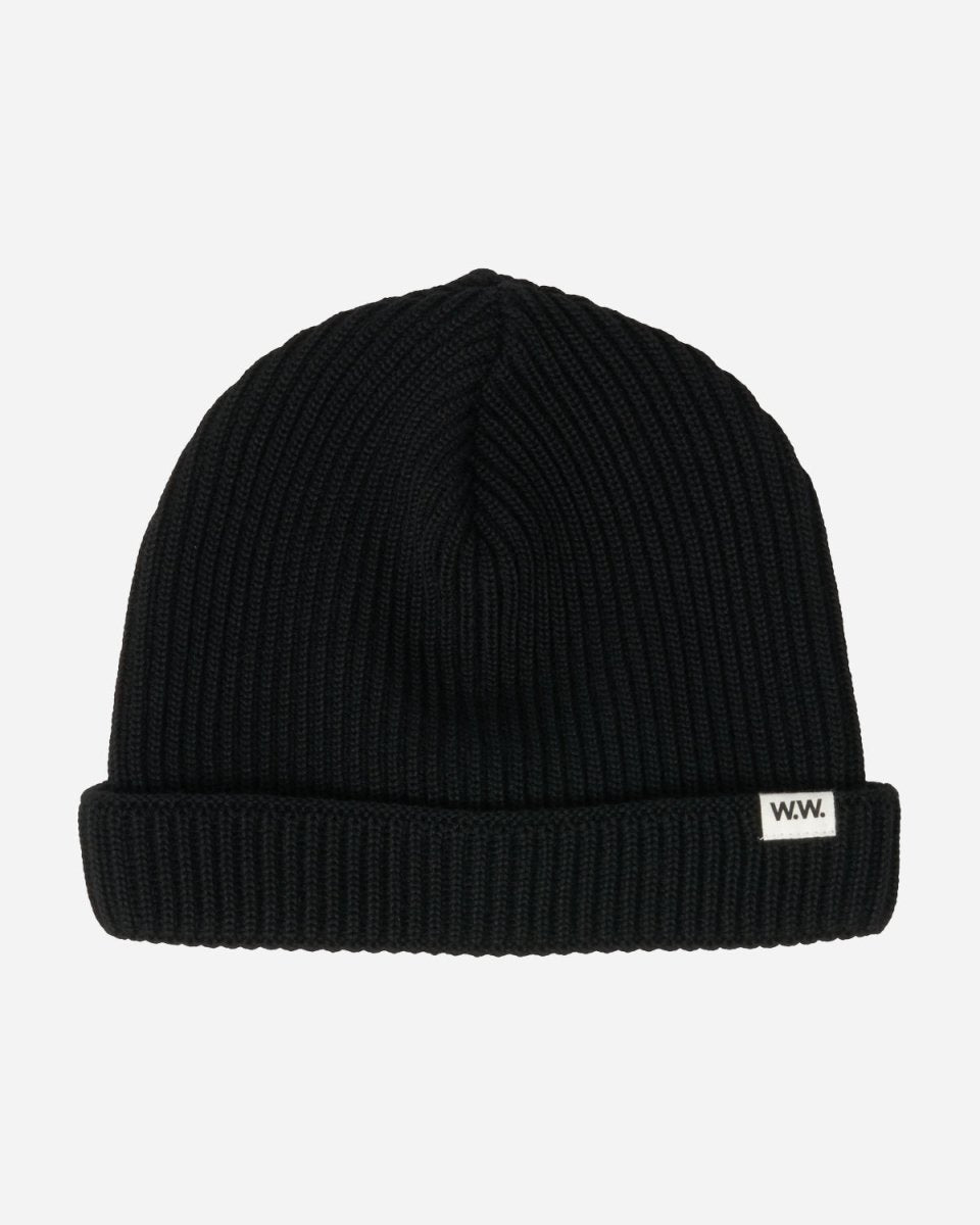 Daci Ribbed Beanie - Black - Munk Store