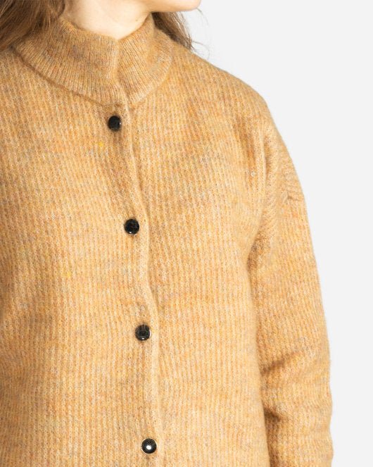 Debbie Short Cardigan Tannin