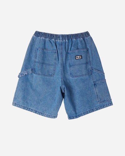 Easy Denim Carpenter Shorts - Light Indigo - Munk Store