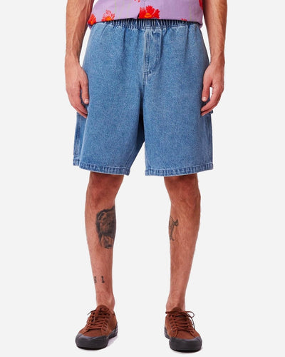 Easy Denim Carpenter Shorts - Light Indigo - Munk Store