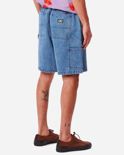 Easy Denim Carpenter Shorts - Light Indigo - Munk Store