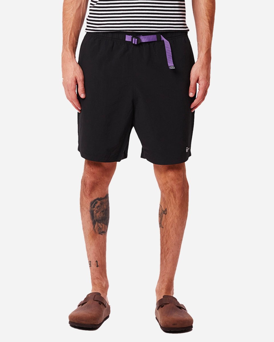 Easy Relaxed Track Shorts - Black - Munk Store