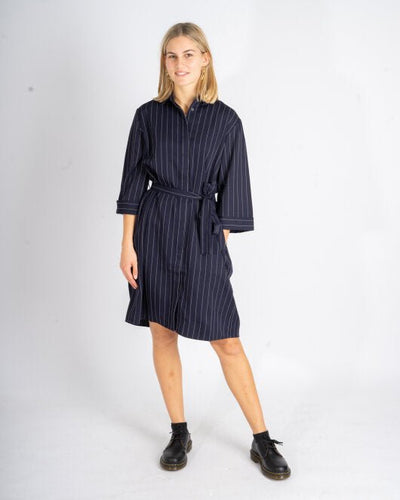 Ellis shirt dress - Blue Stripe - Munk Store