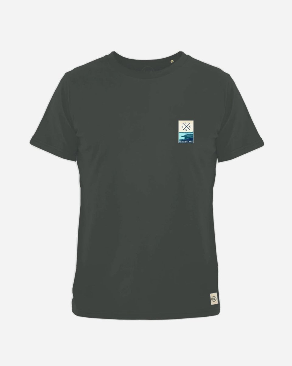 ELSK® BAGSØ2 PCH BRUSHED T-SHIRT - STONE GREEN - Munk Store