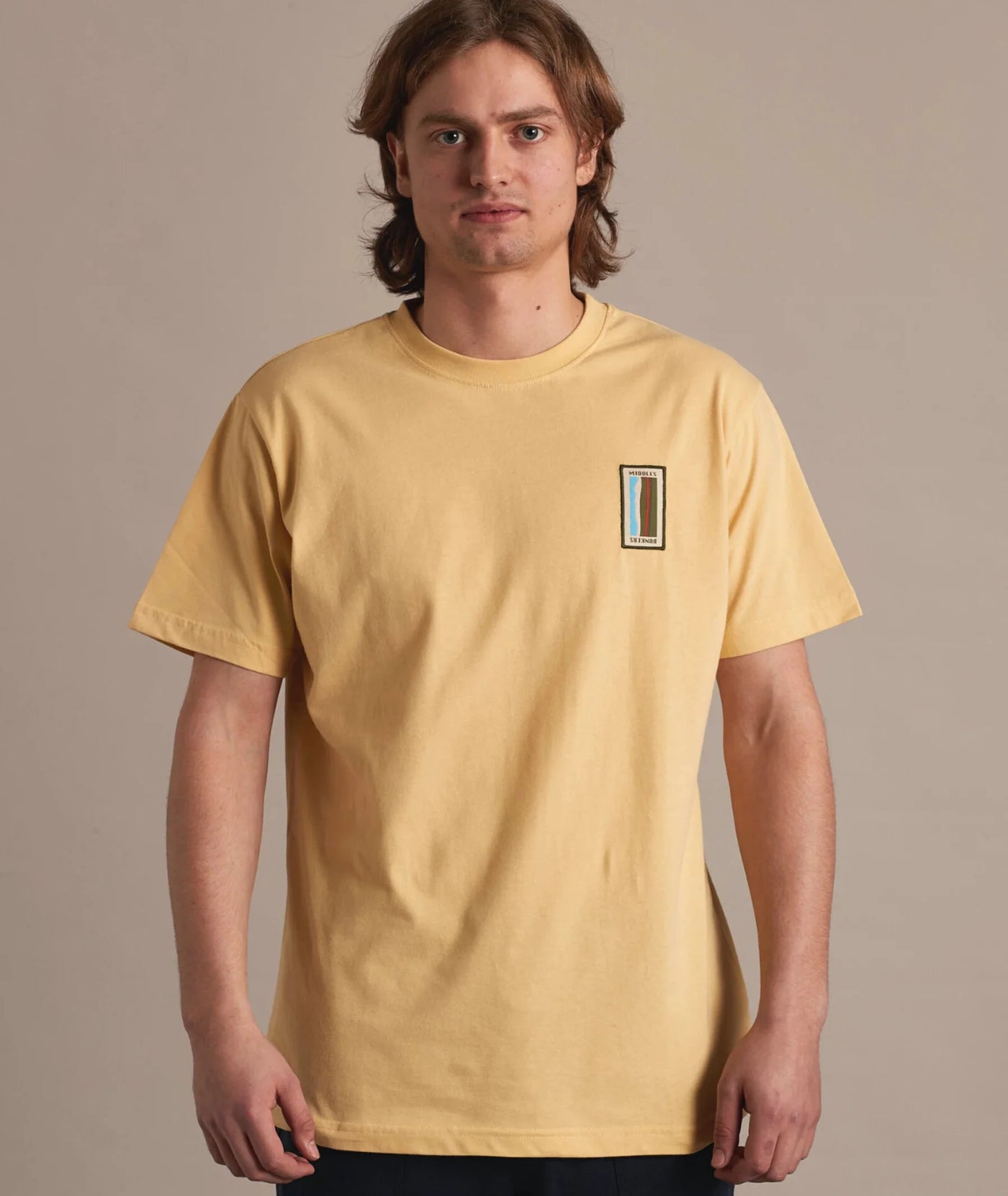 ELSK® BUNKERS PCH BRUSHED T-SHIRT - SUNLIGTH - Munk Store