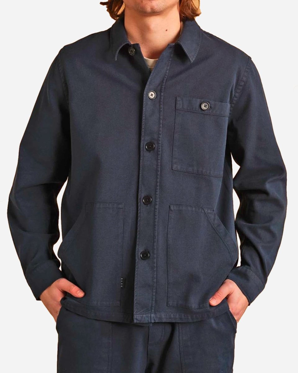 ELSK® EDDIE MEN'S OVERSHIRT - DARK NAVY - Munk Store