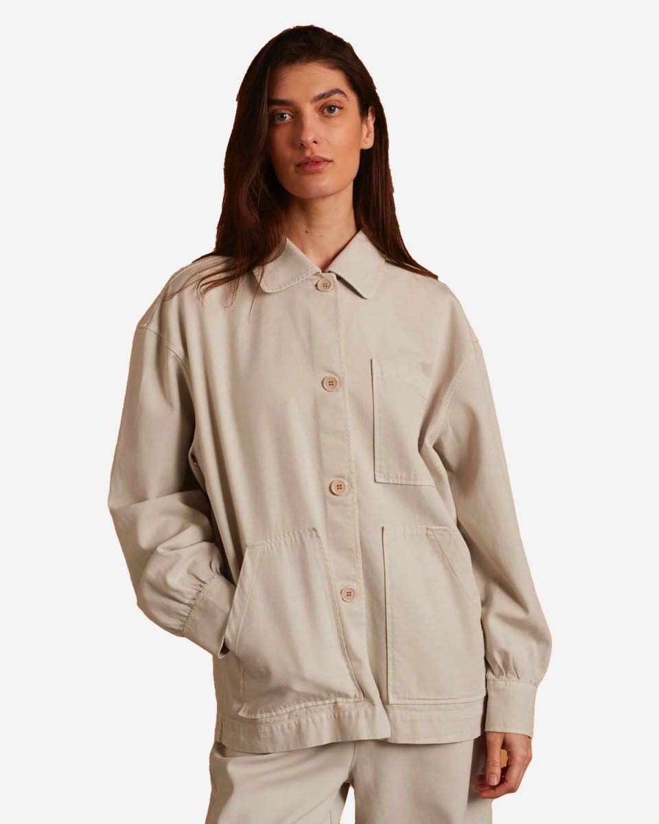 ELSK ELSA WOMEN'S OVERSHIRT - VAPOR GREY - Munk Store