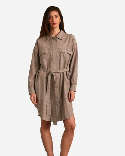 ELSK-KARLA WOMEN´S DRESS I LIGHT BROWN - Munk Store