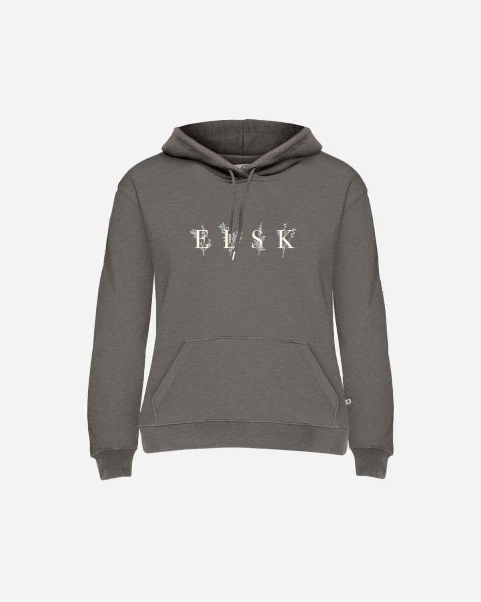 ELSK® PORSE LOGO FIONA WOMEN'S HOODIE - PIRATE BLACK - Munk Store