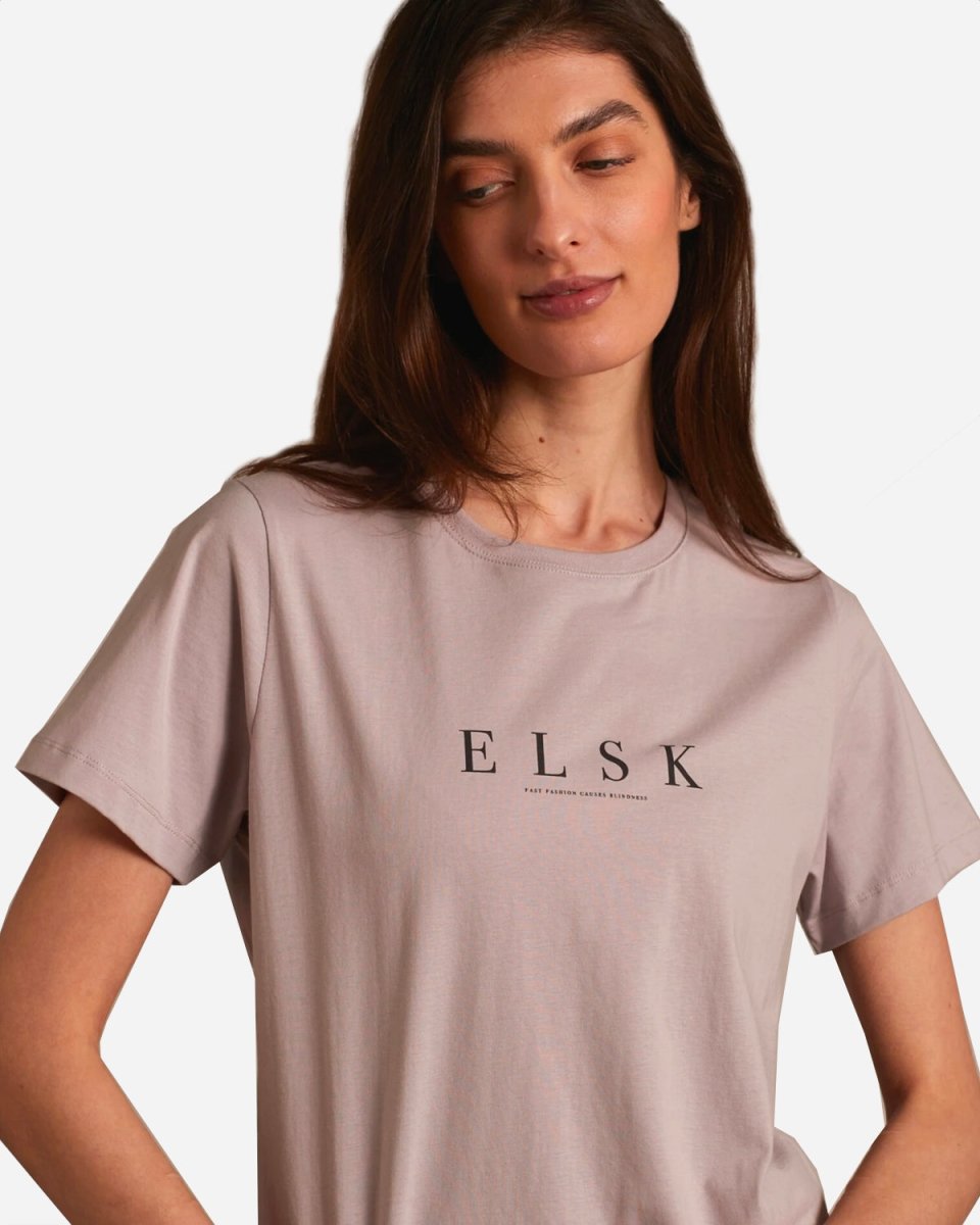 ELSK PURE WOMEN'S ESSENTIAL TEE - DUSTY PURPLE - Munk Store