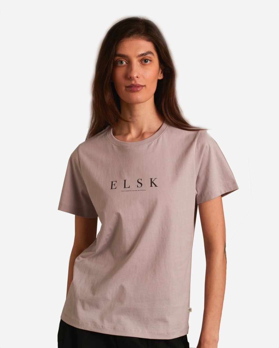 ELSK PURE WOMEN'S ESSENTIAL TEE - DUSTY PURPLE - Munk Store