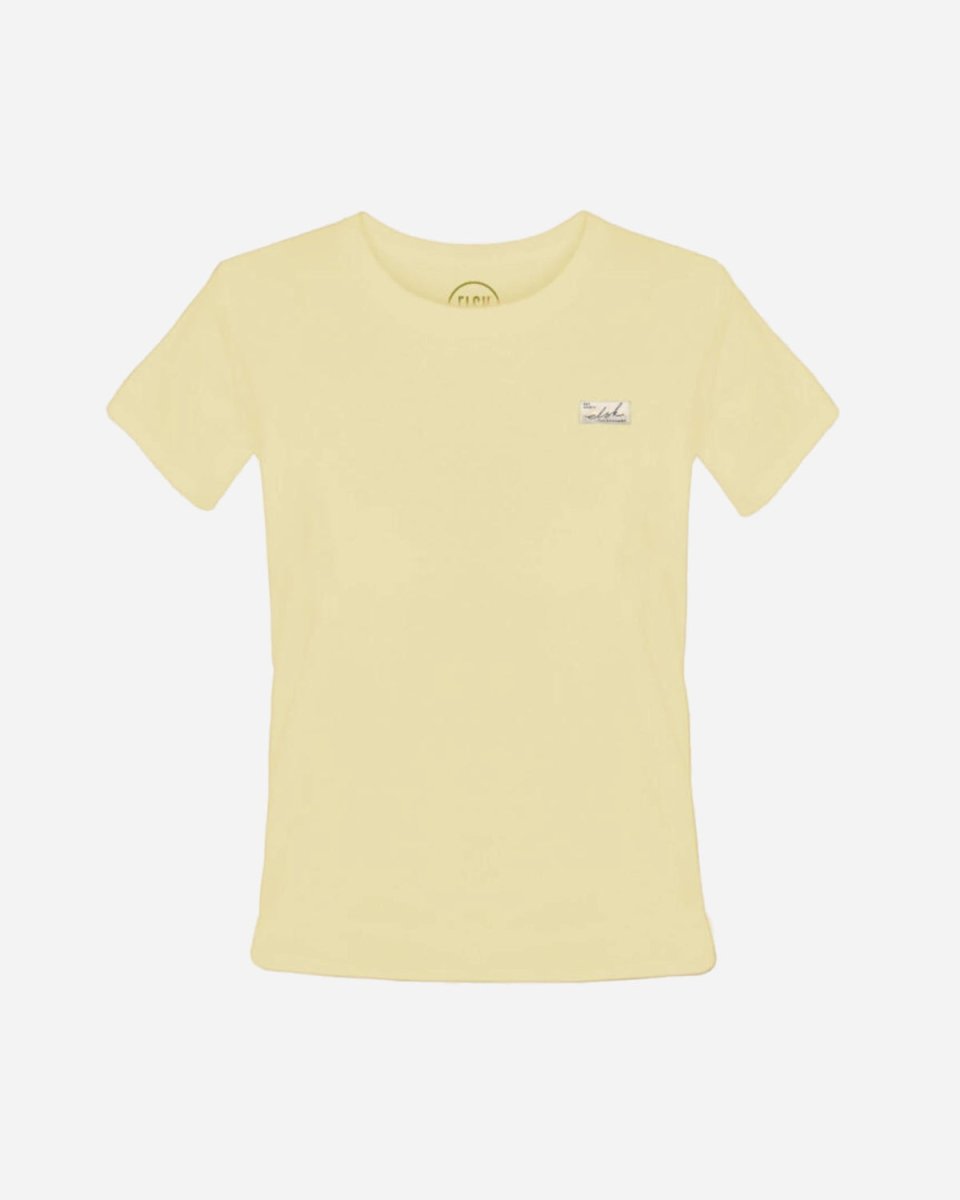 ELSK® SUNSIGN2 PCH LY WOMEN’S TEE - PALE YELLOW - Munk Store