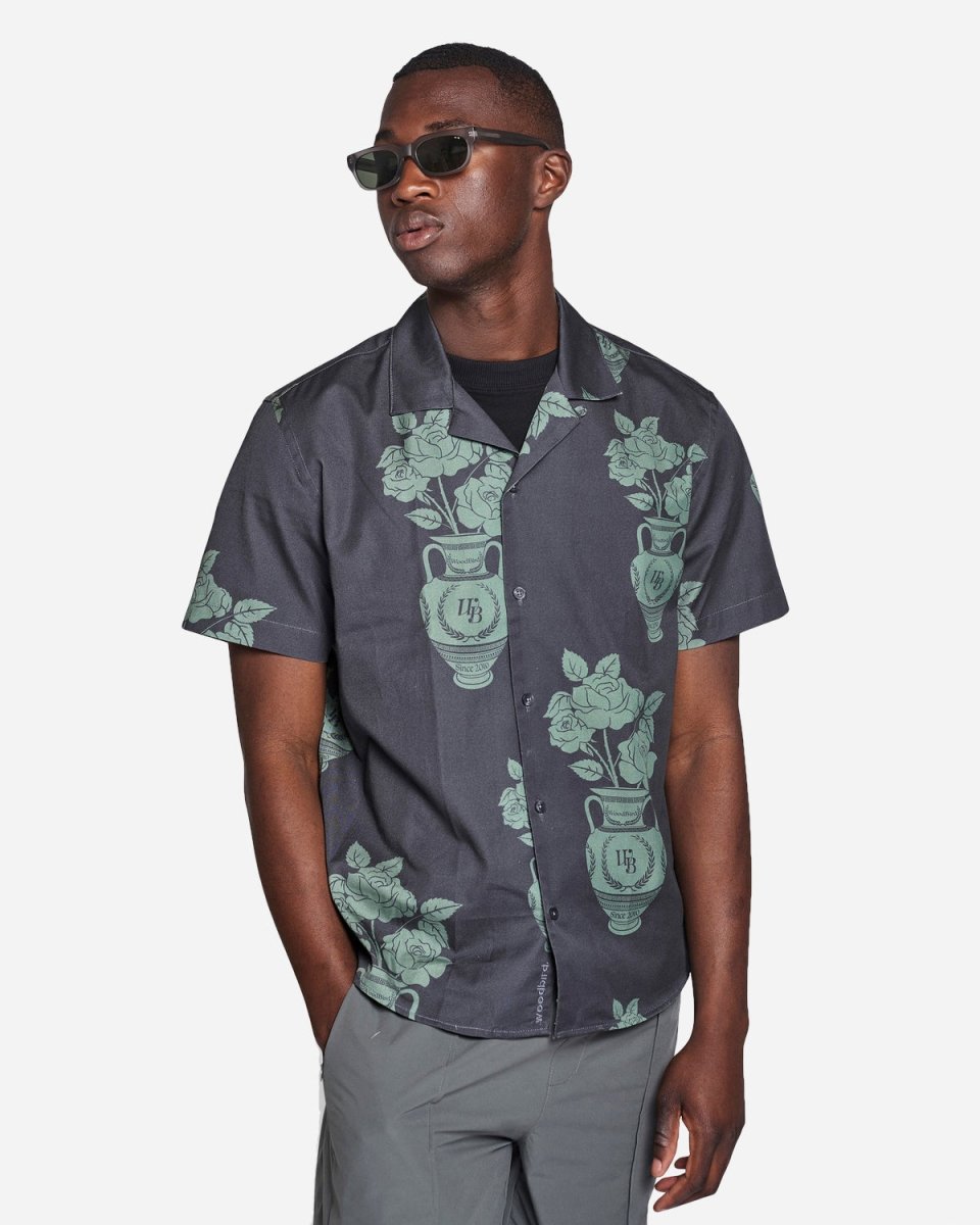 Enzo Wase Shirt - Black/Green - Munk Store