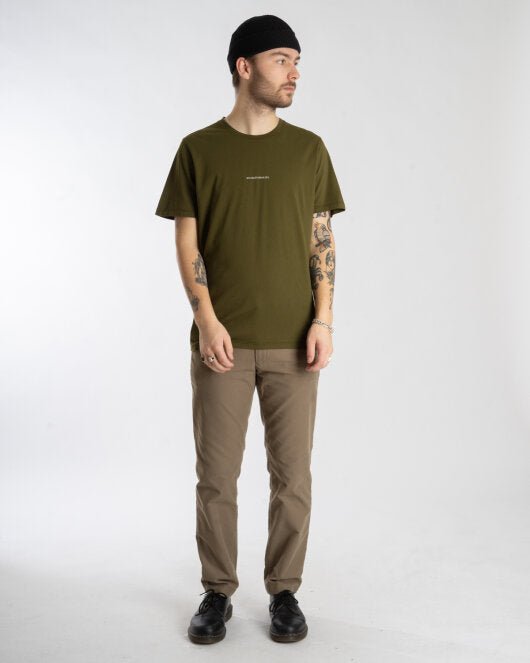 Ethan Print Tee 3208 - Army - Munk Store
