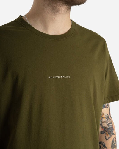 Ethan Print Tee 3208 - Army - Munk Store