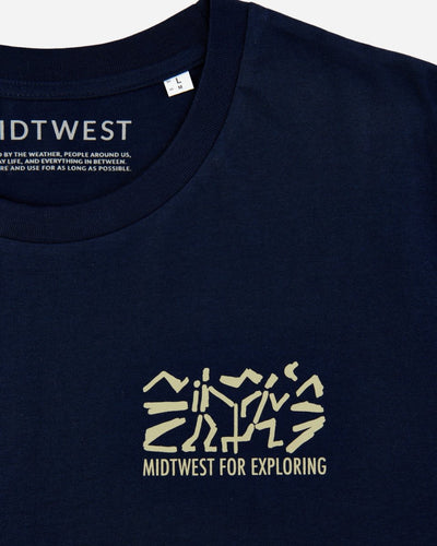 Explore T-shirt - Navy - Munk Store