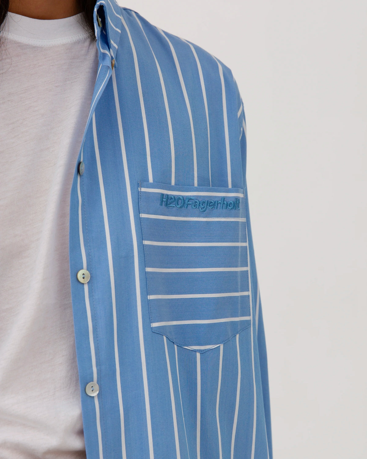 Box Shirt - Blue Stripe