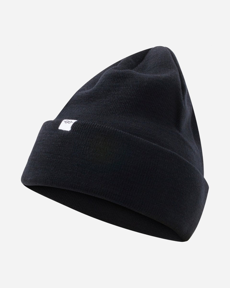 Fine Rib Beanie - Black - Munk Store