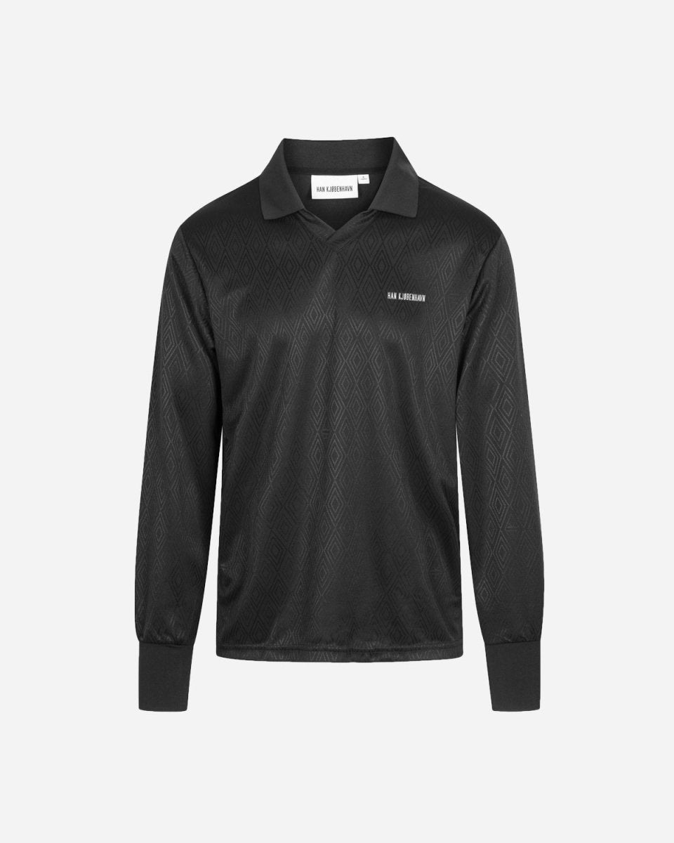 Football Tee Long Sleeve - Black - Munk Store