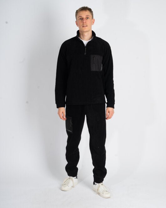 Frinck Fleece zip - Black - Munk Store