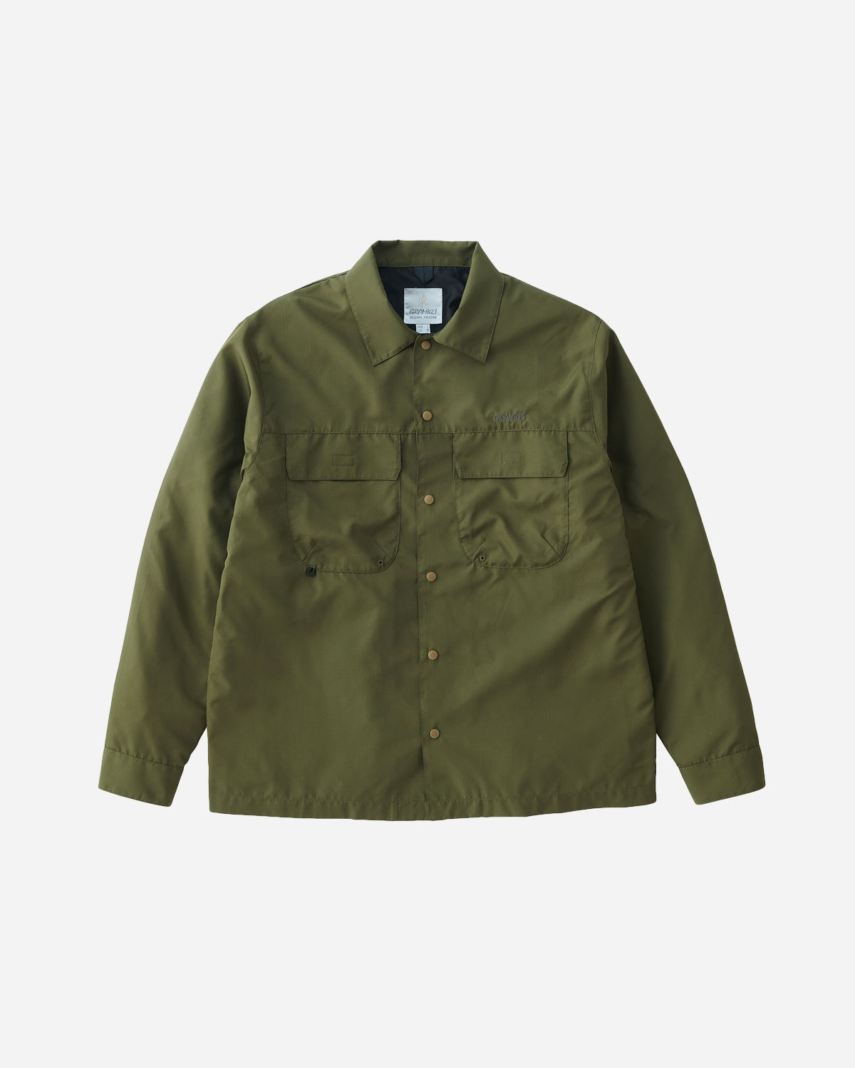 Light Ripstop Utility Shirt - Olive Drab - Gramicci - Munkstore.dk