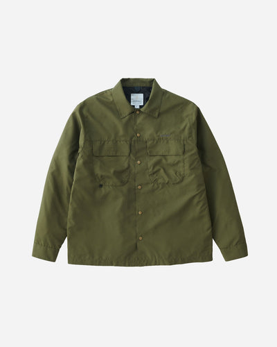 Light Ripstop Utility Shirt - Olive Drab - Gramicci - Munkstore.dk