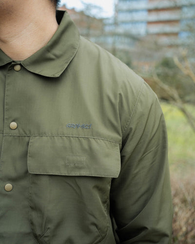 Light Ripstop Utility Shirt - Olive Drab - Gramicci - Munkstore.dk