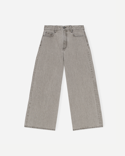 Future Denim Wide Jeans - Gray Quill