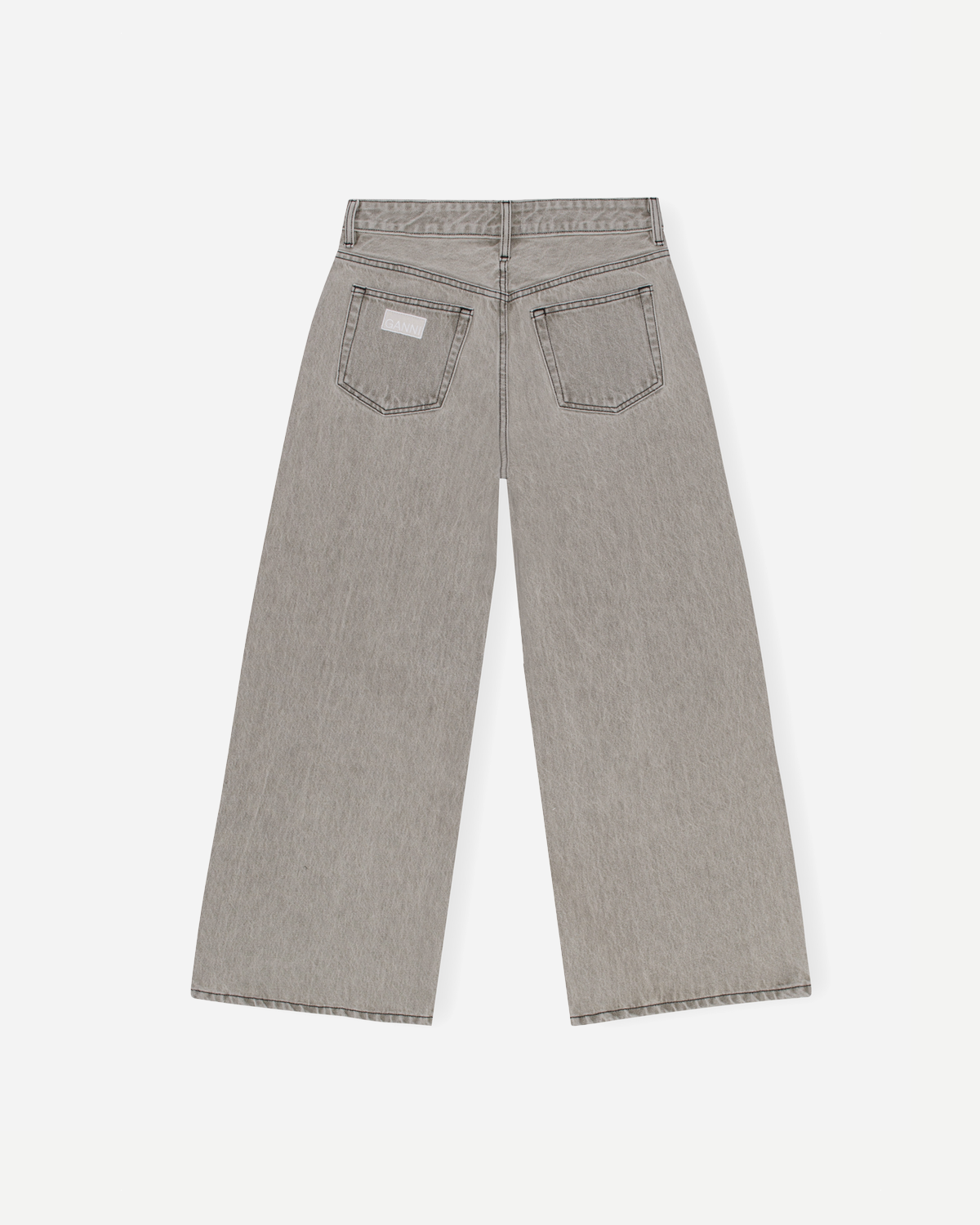 Future Denim Wide Jeans - Gray Quill