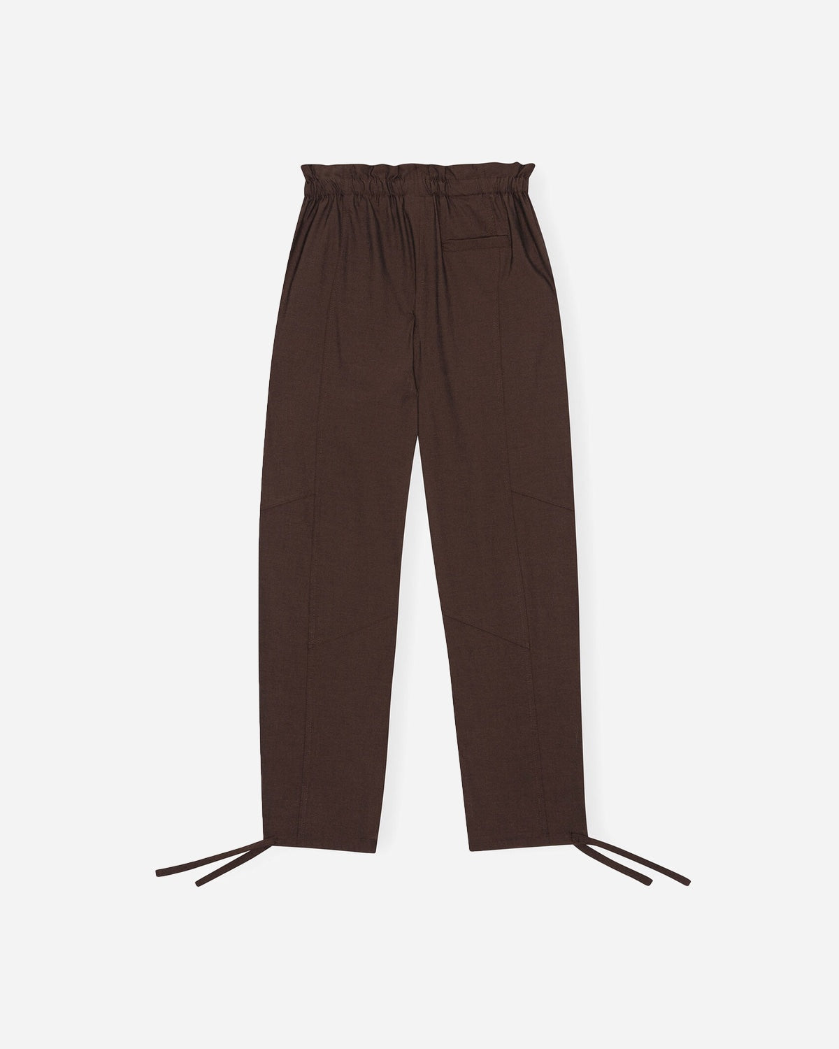 Drapey Melange Elasticated Waist Pants - Mole