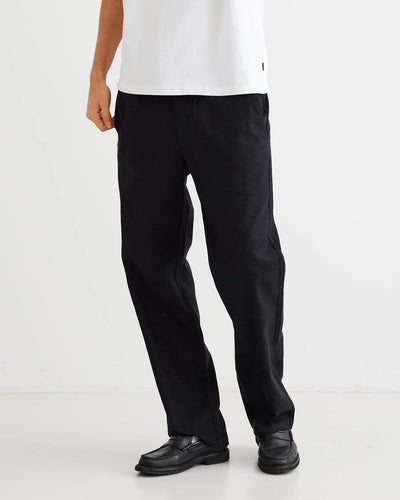 Eik Linen Pant - Black