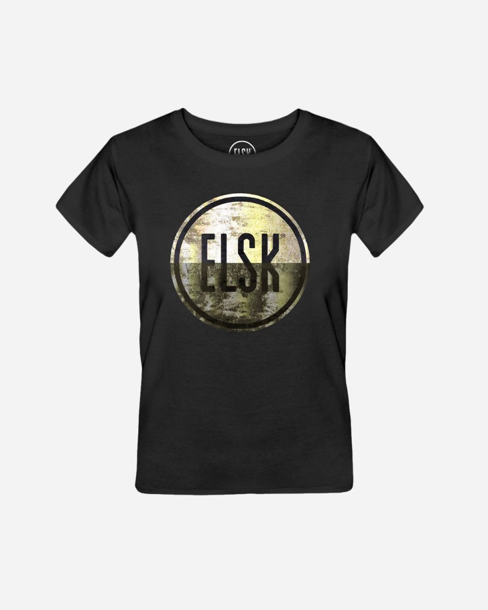 GOLD HORIZON LY WOMEN’S TEE - BLACK - Munk Store