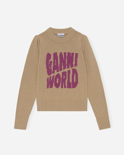 Graphic Puff Shoulder Pullover - Starfish - Munk Store