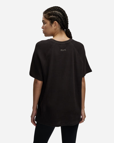 Halo Waffle T-shirt - Raven