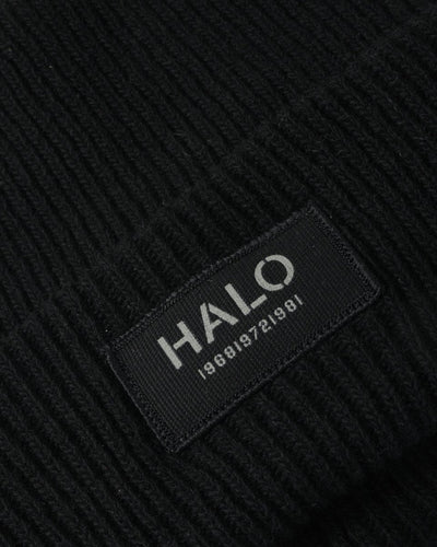Halo Wool Beanie - Black - Munk Store