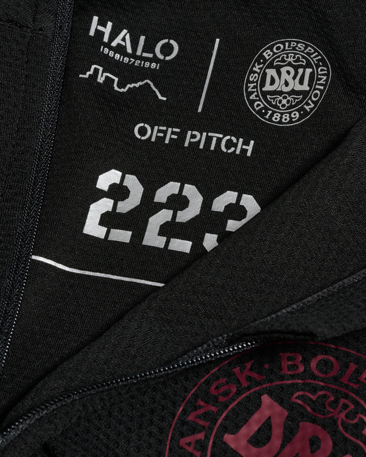 Halo Dbu Sorona Half Zip - Black