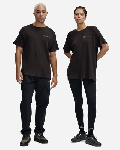 Halo Waffle T-shirt - Raven