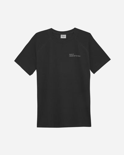 Halo Waffle T-shirt - Raven
