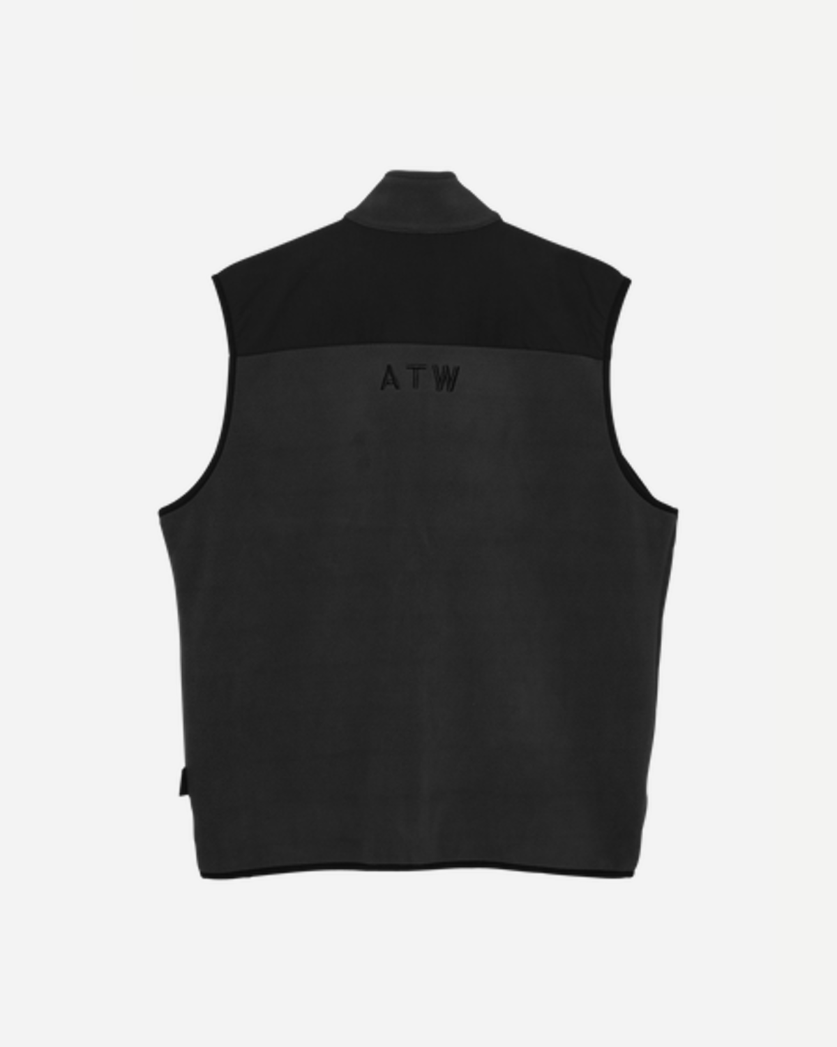 Halo Blocked Fleece Vest - Blackened Pearl