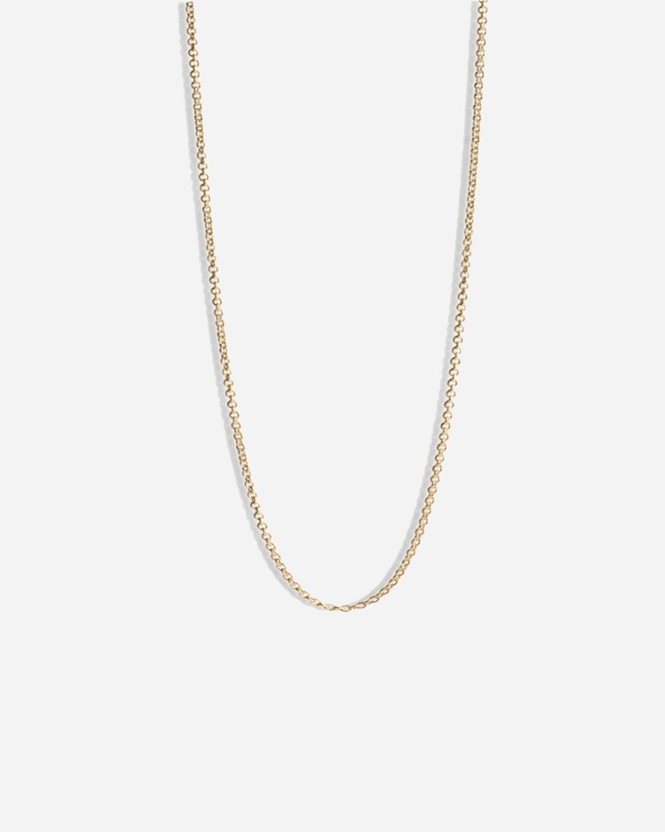 Halskæde 42cm - Gold Plated - Munk Store