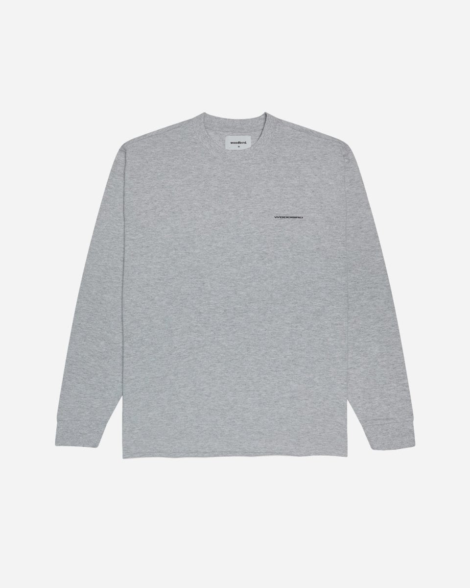 Harbour Crest L/S Tee - Snow Melange - Munk Store